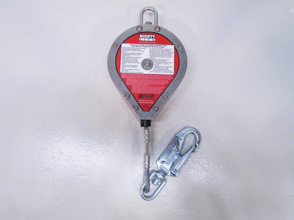 Miller Mighty Lite Self-Retracting Lifeline, 20 Ft, RL20G